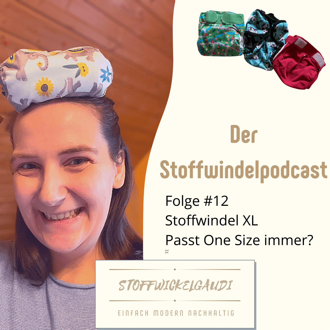 Podcast Cover Stoffwindel XL