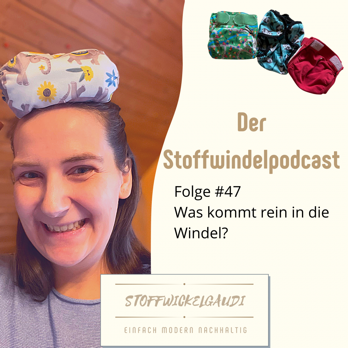 Folge 47 Stoffwickelgaudi Podcast Cover